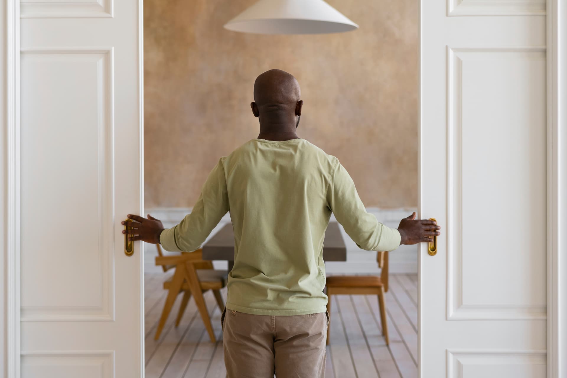 Opening the doors to a modern home